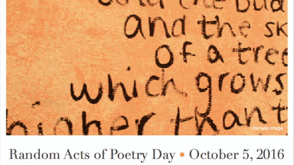 Random Acts of Poetry Day: Prelude To A&nbsp;Kiss