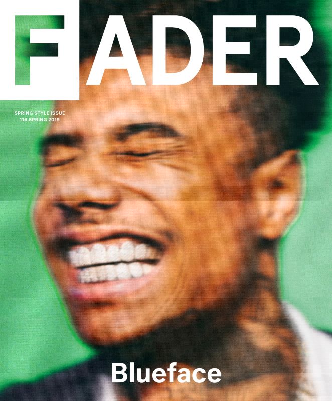 Blue Face Rapper Logo RISING LA RAPPER BLUEFACE GRACES THE COVER OF THE FADER ON STANDS NOW ...