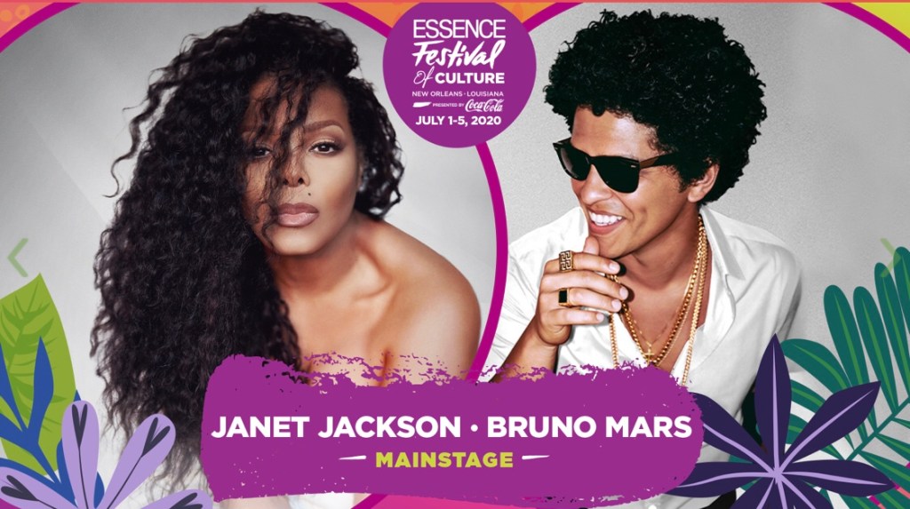 ESSENCE Continues Its 50th Anniversary Celebration With the Announcement of Grammy-Award Winning Megastar and First-time Festival Performer Bruno Mars to Headline the 2020 ESSENCE Festival of&nbsp;Culture