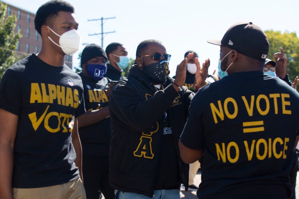 JSU’s SGA, campus organizations rally students (many first-time voters) for march to&nbsp;poll