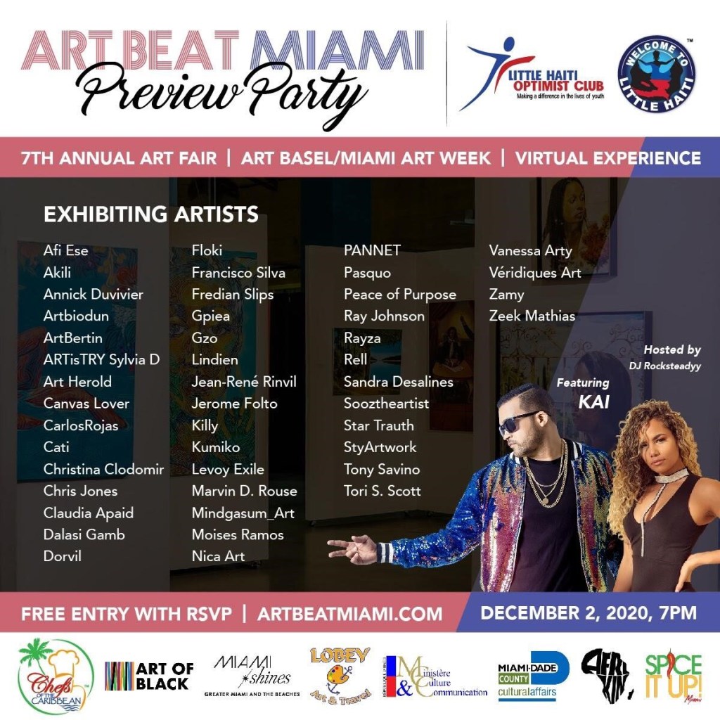 7TH ANNUAL ART BEAT MIAMI A VIRTUAL EXPERIENCE FEATURING #1 HAITIAN KOMPA BAND&nbsp;KAI