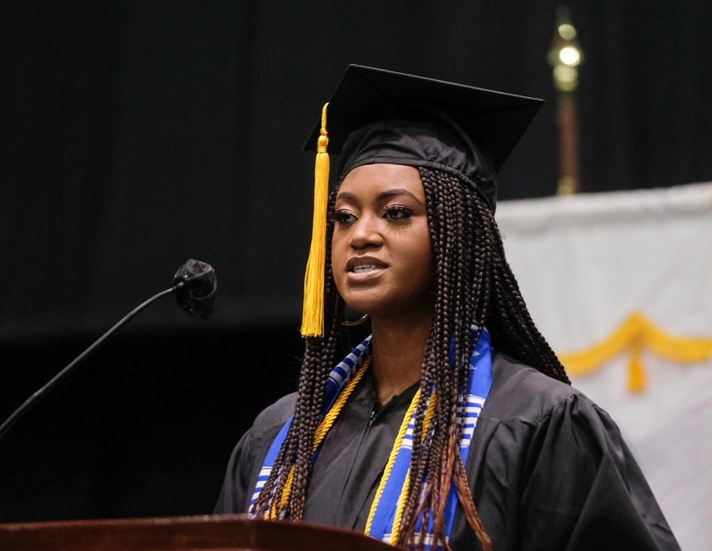 Nearly 550 JSU fall 2020 graduates accept their degrees&nbsp;virtually