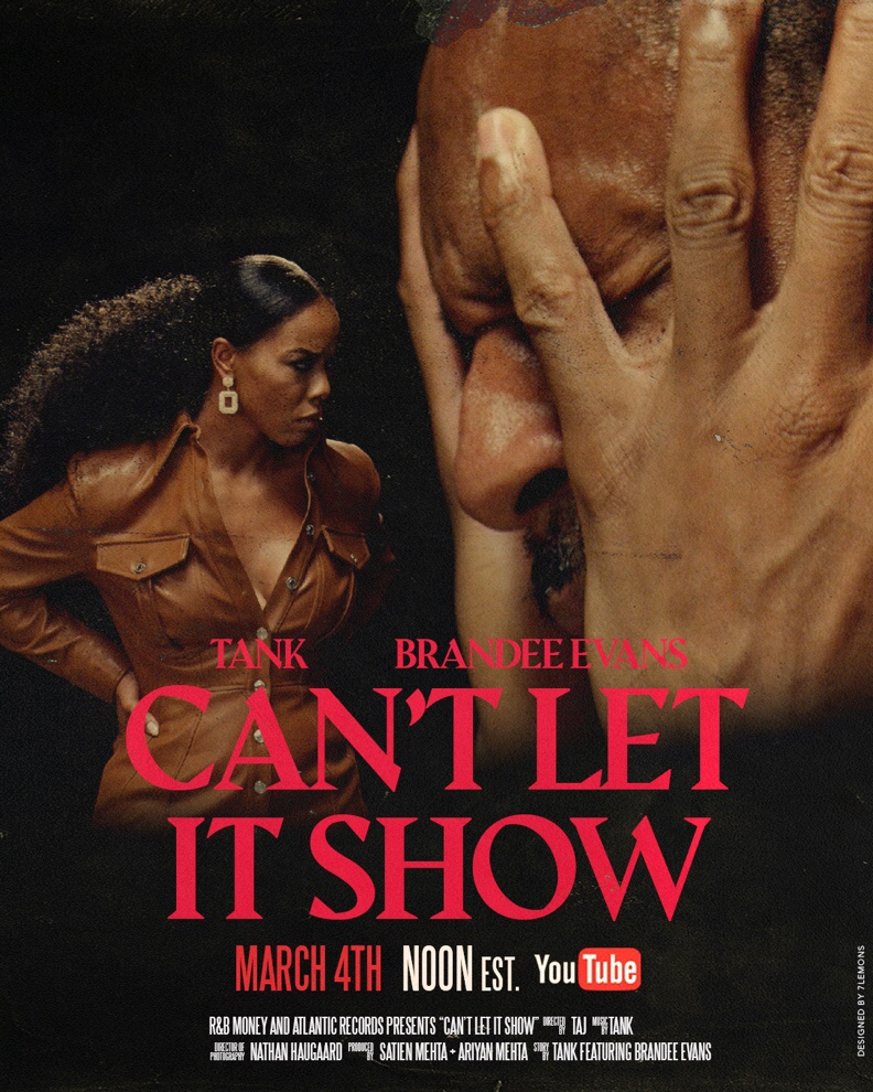 R&B SUPERSTAR TANK RELEASES NEW VIDEO FOR “CAN’T LET IT SHOW” STARRING P-VALLEY’S BRANDEE&nbsp;EVANS