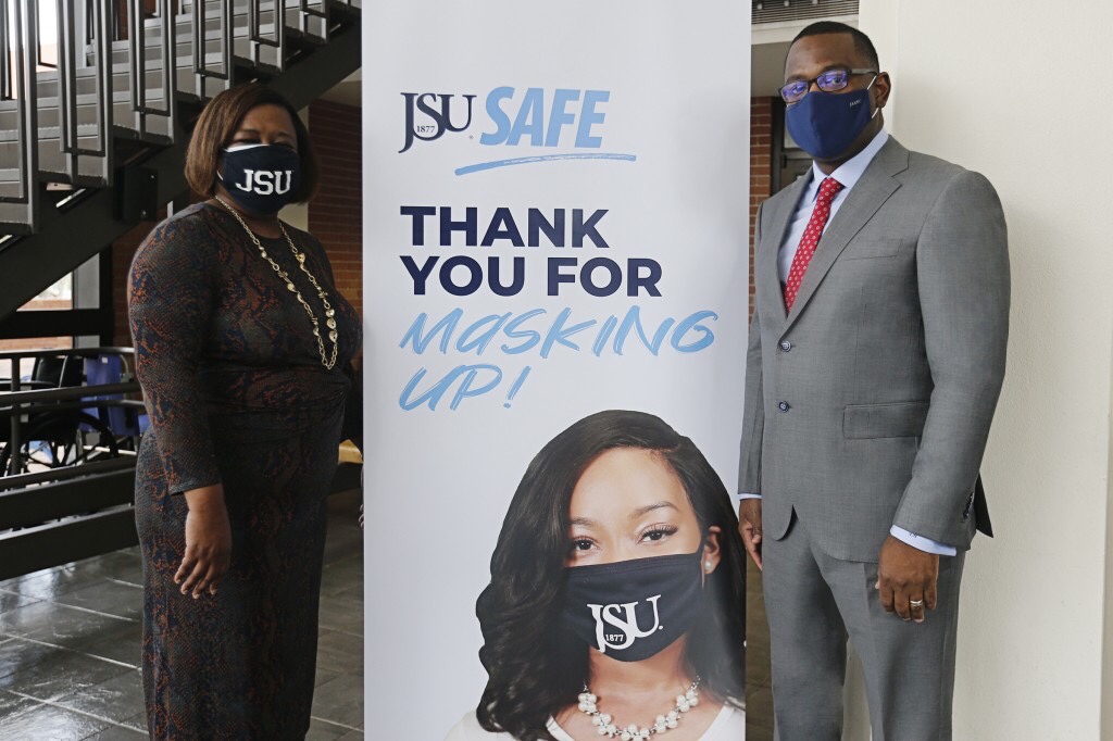 Mask incentive program at Jackson State University rewards students for being ‘JSU&nbsp;Safe’