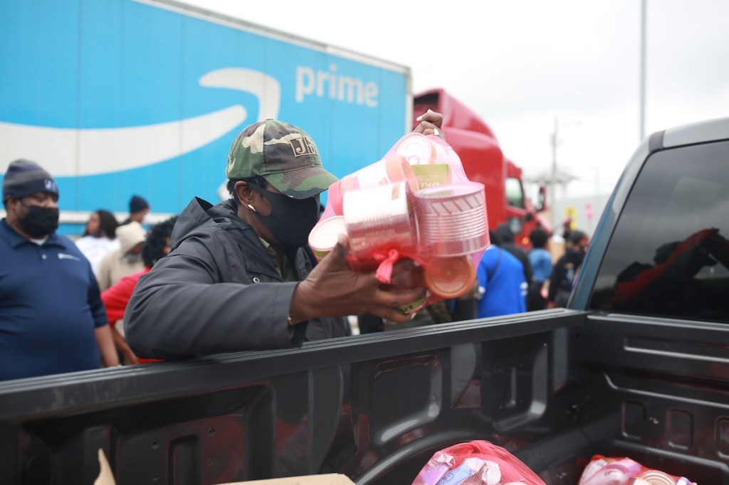 ‘JSU CARES’: About 1,500 vehicles lined up recently for food, water during outreach aided by community partners,&nbsp;volunteers