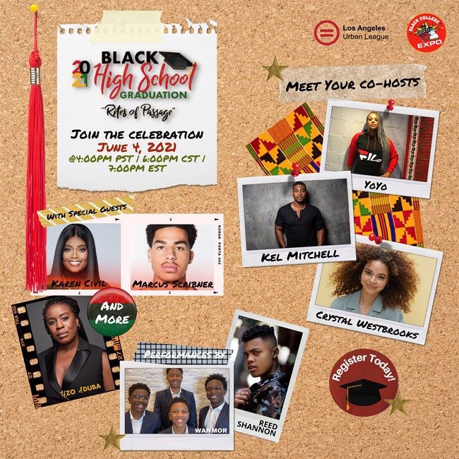 Cedric The Entertainer, Wendy Raquel Robinson, Shaun Robinson and Uzo Aduba join the list of stellar celebrities who’ll be empowering and inspiring Black High School students during a once-in-a-lifetime “Rites Of Passage” celebration. The event applauds Black students’ excellence and celebrates academic&nbsp;achievers.