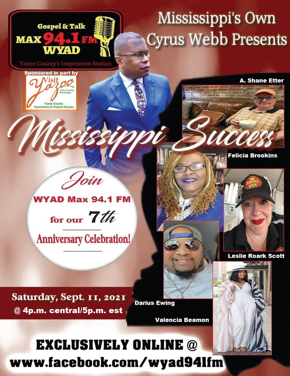 MAX 94.1 FM WYAD’s hosts its second virtual awards ceremony for its 7th Anniversary in&nbsp;September