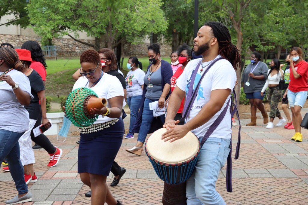 Juneteenth Commemoration Walk: Crowd gathers to recognize new national&nbsp;holiday