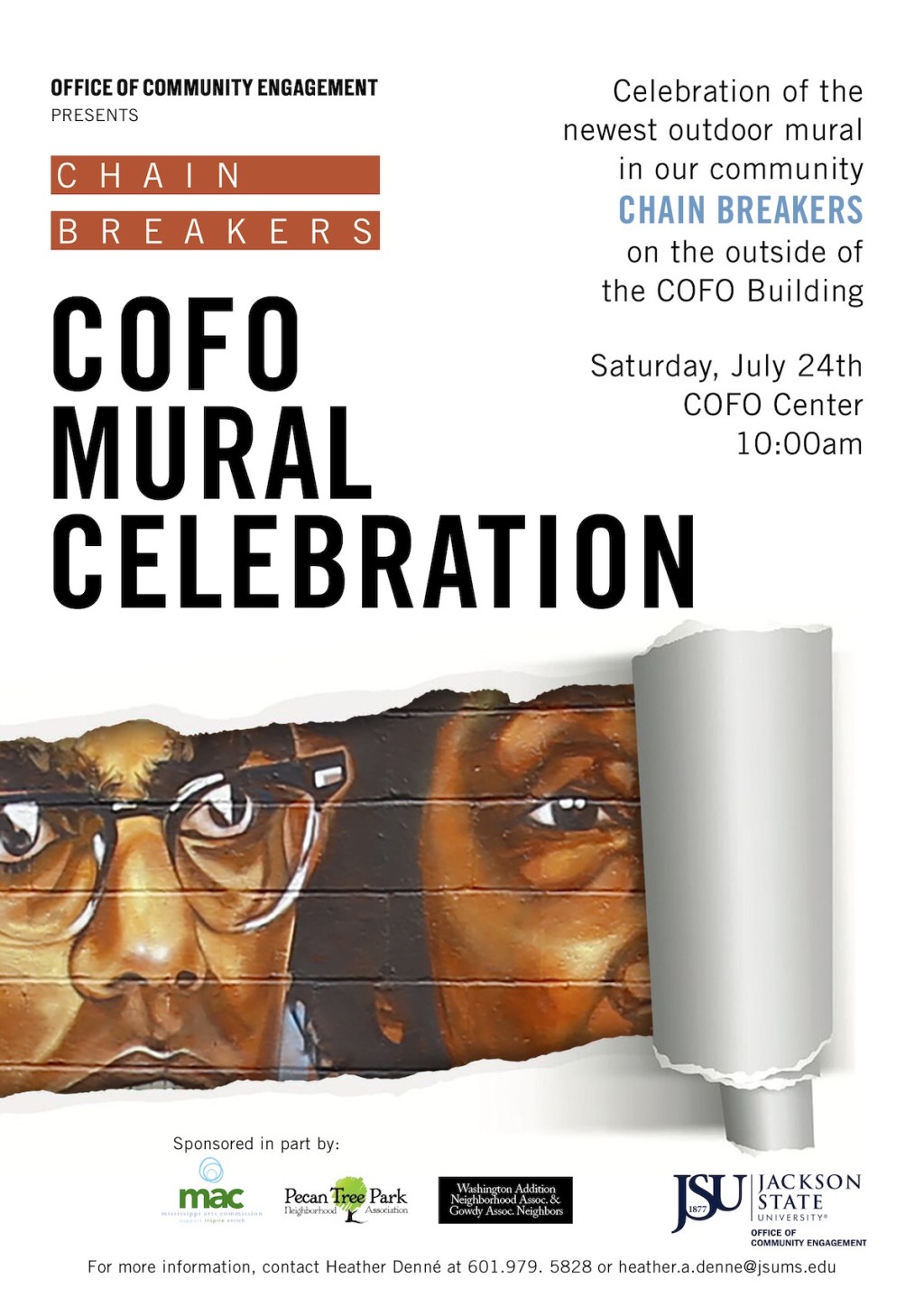 JSU will unveil historic outdoor mural on COFO building honoring living, dead civil-rights legends; site once housed NAACP, SNCC, SCLC, CORE,&nbsp;others