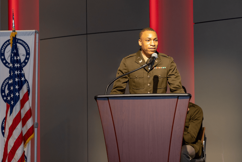 Army ROTC’s Tiger Battalion at Jackson State University commissions new second lieutenant with high&nbsp;aspirations