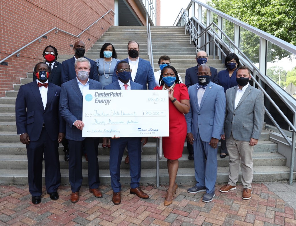 $30,000 Grant From CenterPoint Energy will help Jackson State University launch Coding Academy to shape&nbsp;future