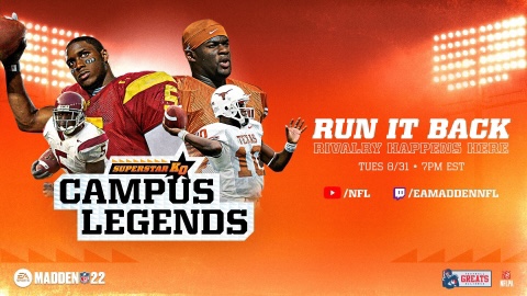 Electronic Arts Reignites College Rivalries in Madden NFL 22 With Addition of Ten College Teams in Superstar&nbsp;KO