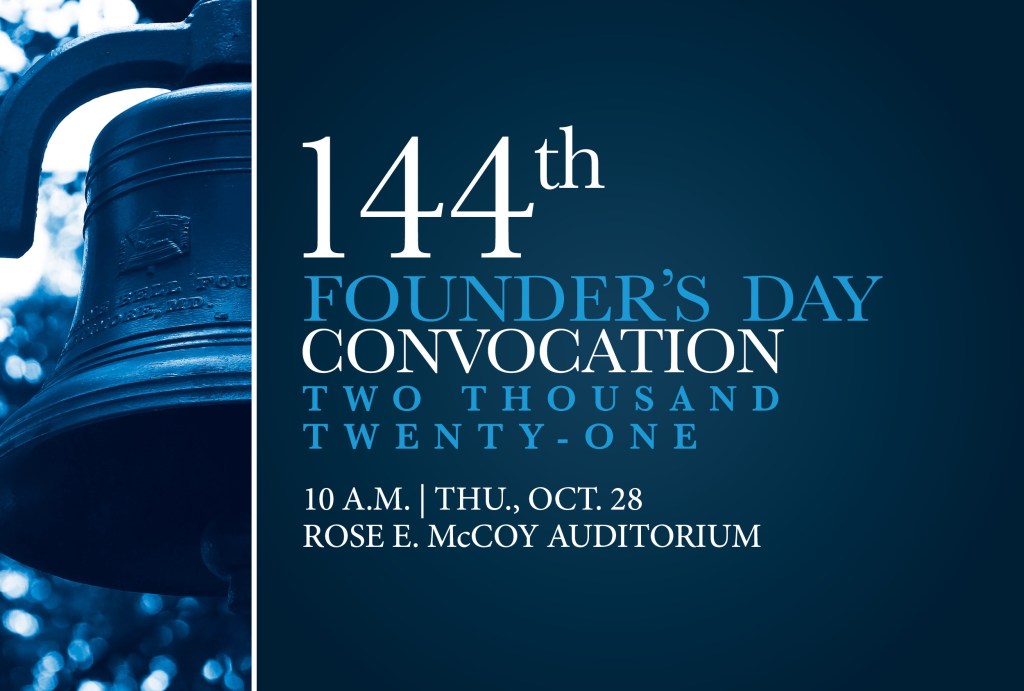 Jackson State University Founders’ Day Convocation will be at the Rose E. McCoy Auditorium, in-person attendance limited to 400&nbsp;people