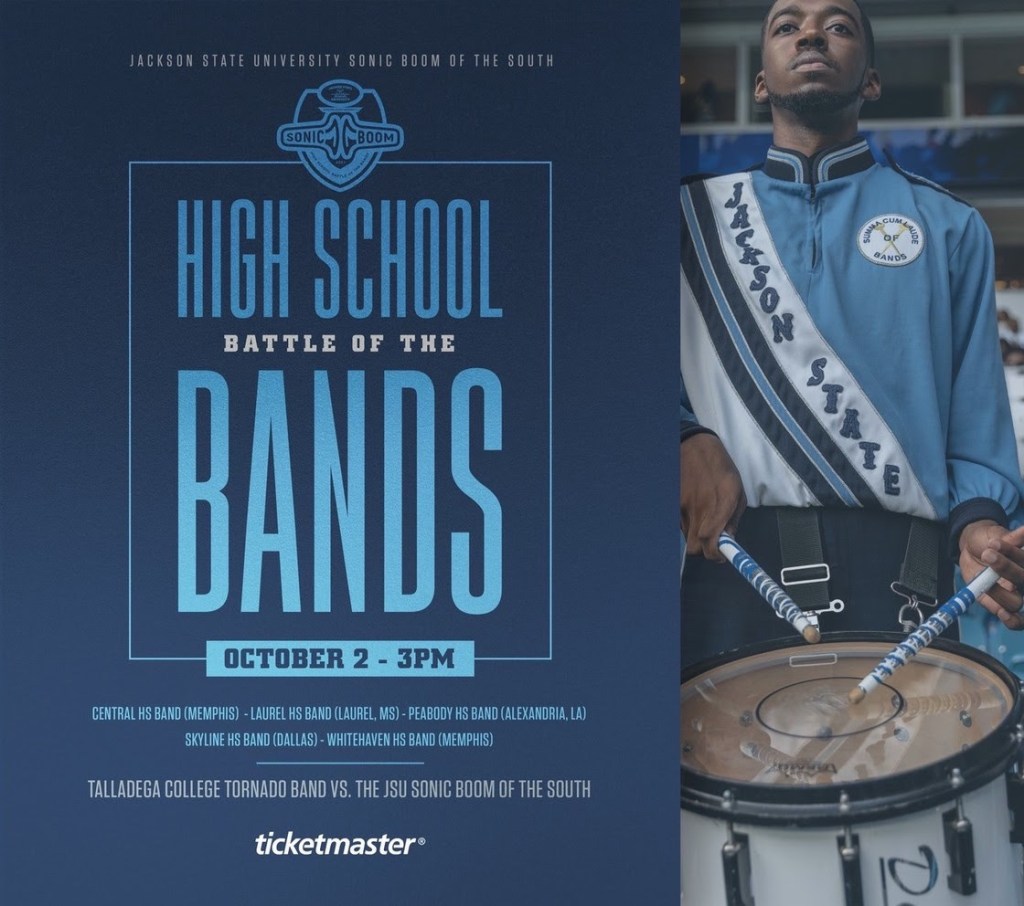 Jackson State University’s Sonic Boom will present epic showdown during High School Battle of&nbsp;Bands