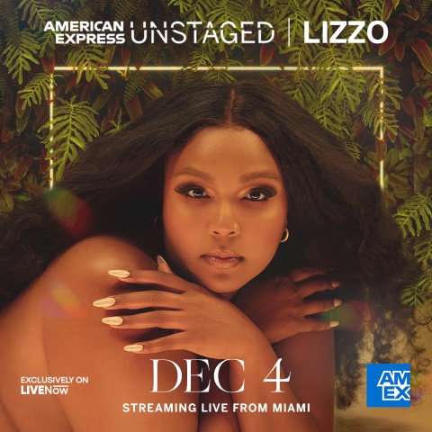 Lizzo Announced as American Express UNSTAGED 2021 Final&nbsp;Performance