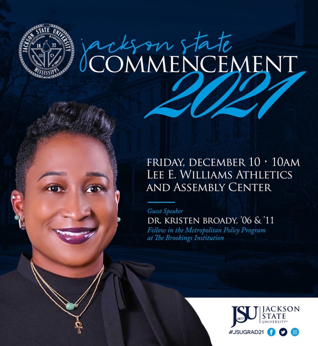 Nearly 800 Jackson State University Graduates Will Earn Degrees During Fall 2021 Commencement Ceremony on Dec.&nbsp;10