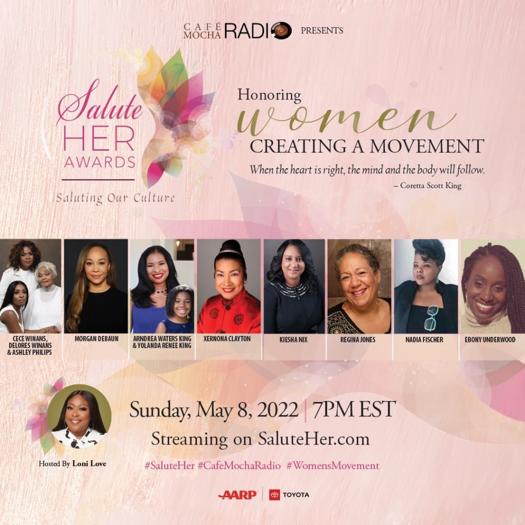 12th Annual Salute Her Awards Celebrates Multi-Generational Excellence Hosted By Loni Love Sunday, May 8, 2022 at 7 P.M. ET on&nbsp;@SaluteHer.com