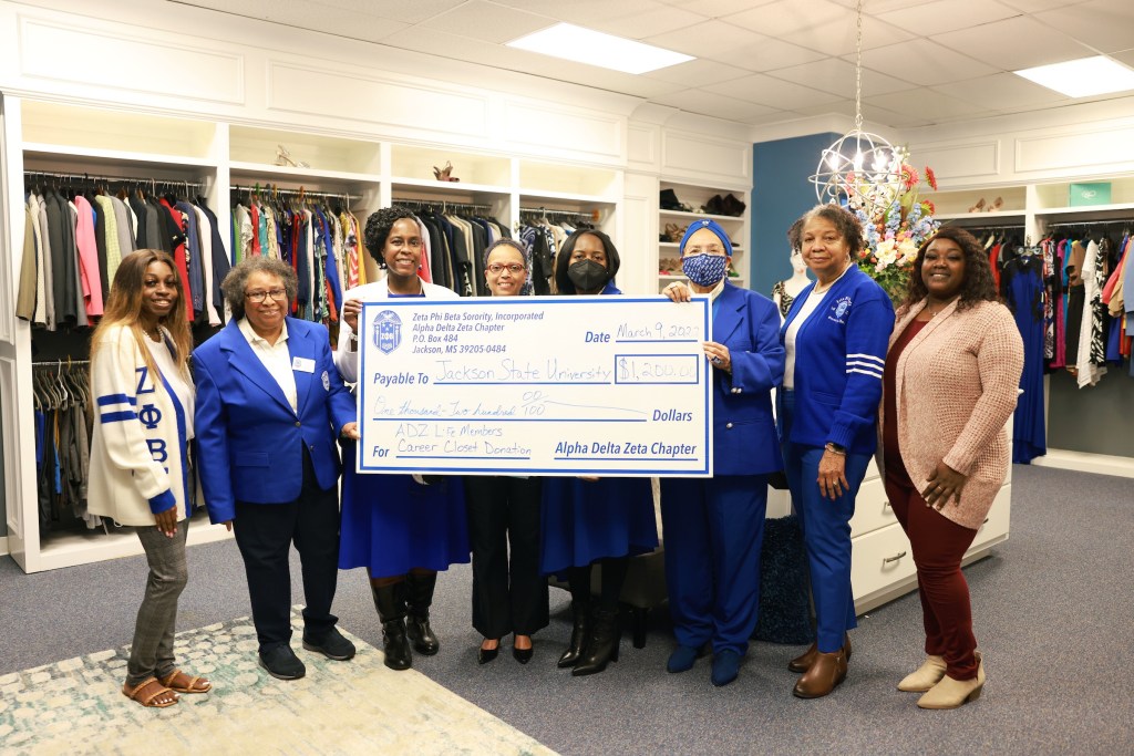Donations to JSU’s Tiger Career Closet help students prepare for professional&nbsp;future