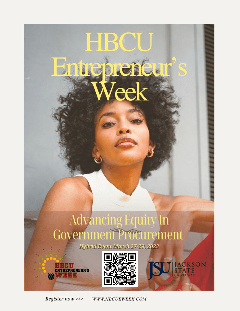 JSU to host HBCU Entrepreneur’s Week dedicated to advancing racial equity in government&nbsp;procurement