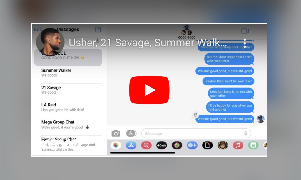 MULTI-PLATINUM GRAMMY AWARD WINNING GLOBAL SUPERSTAR USHER RELEASES “GOOD GOOD” FEATURING 21 SAVAGE AND SUMMER&nbsp;WALKER