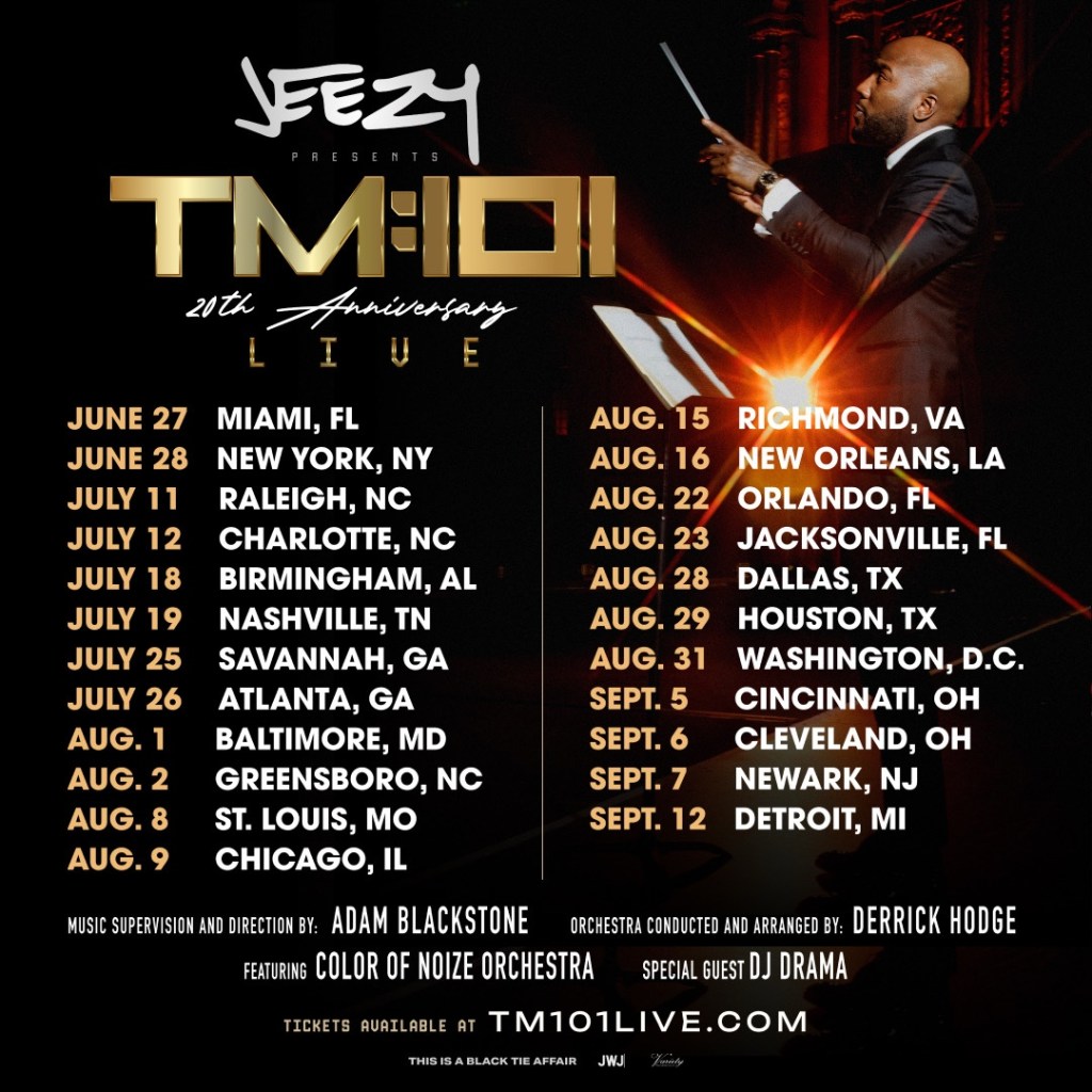 CULTURAL ICON JEEZY ANNOUNCES THE TM:101 LIVE TOUR A BLACK TIE SYMPHONIC EXPERIENCE CELEBRATING THE&nbsp;CULTURE