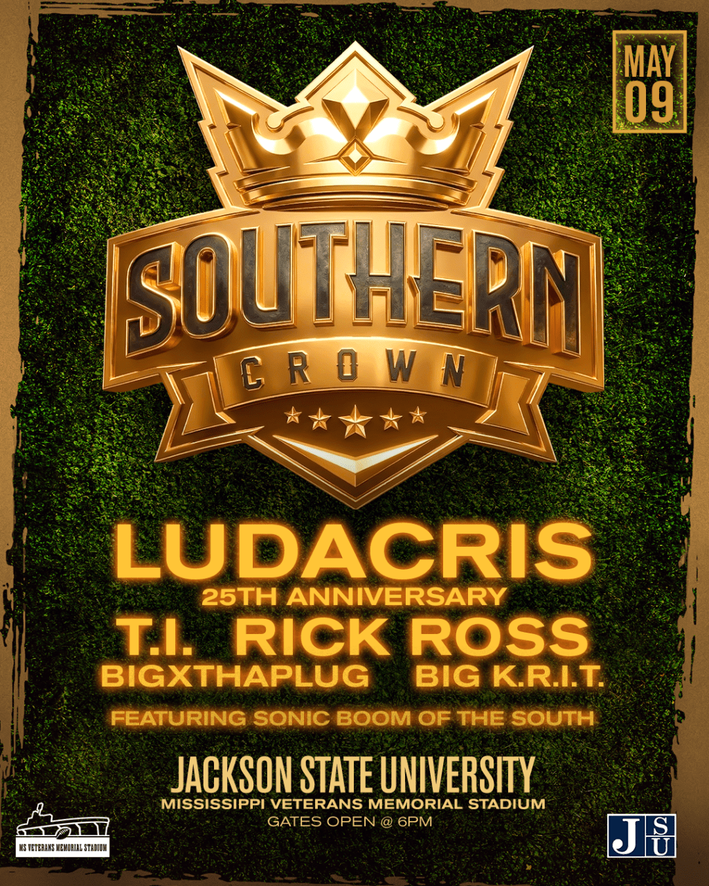 Southern Crown Brings Hip Hop Royalty to Jackson State for a Historic Stadium&nbsp;Experience